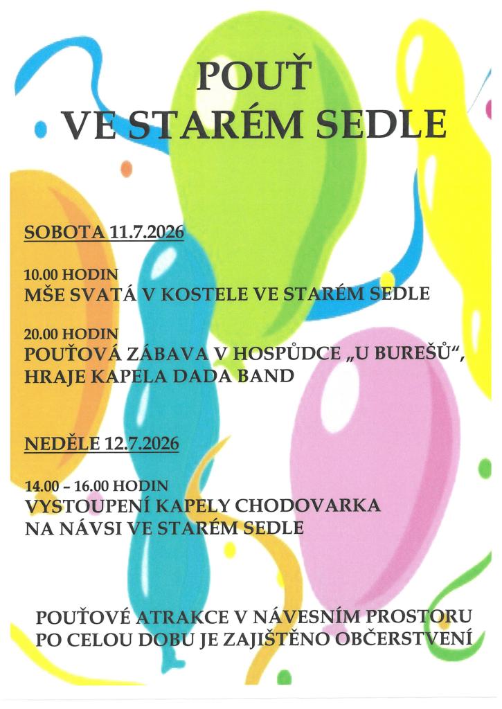 pouť ve Starém Sedle