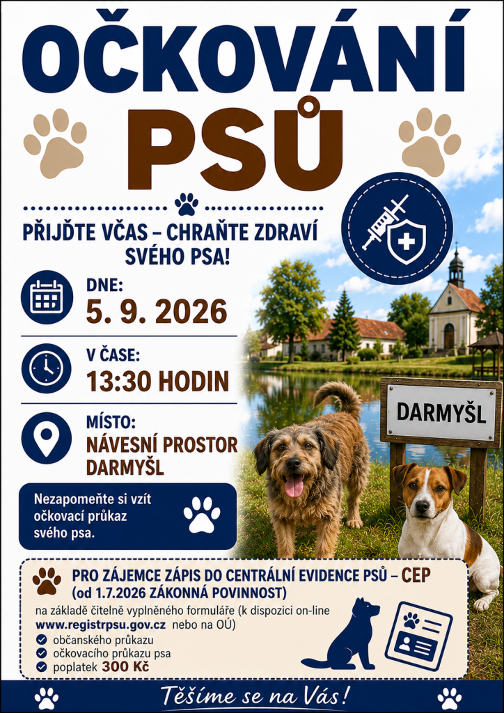 OČKOVÁNÍ PSŮ darmyšl
